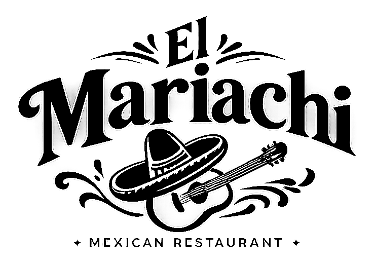 el mariachi logo black