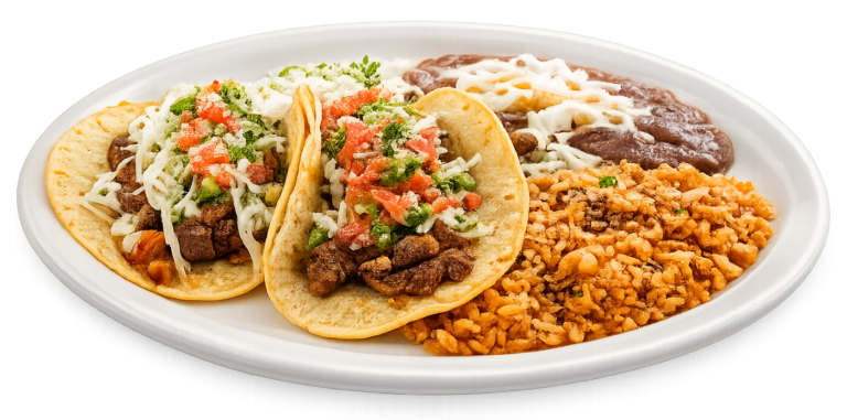 tacos on a plate